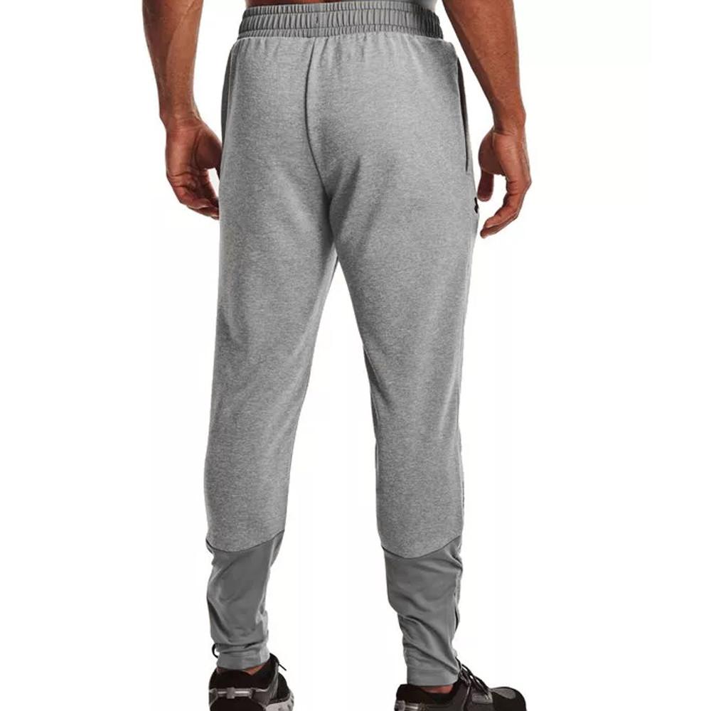 Jogging Gris Homme Under Armour Terry vue 2