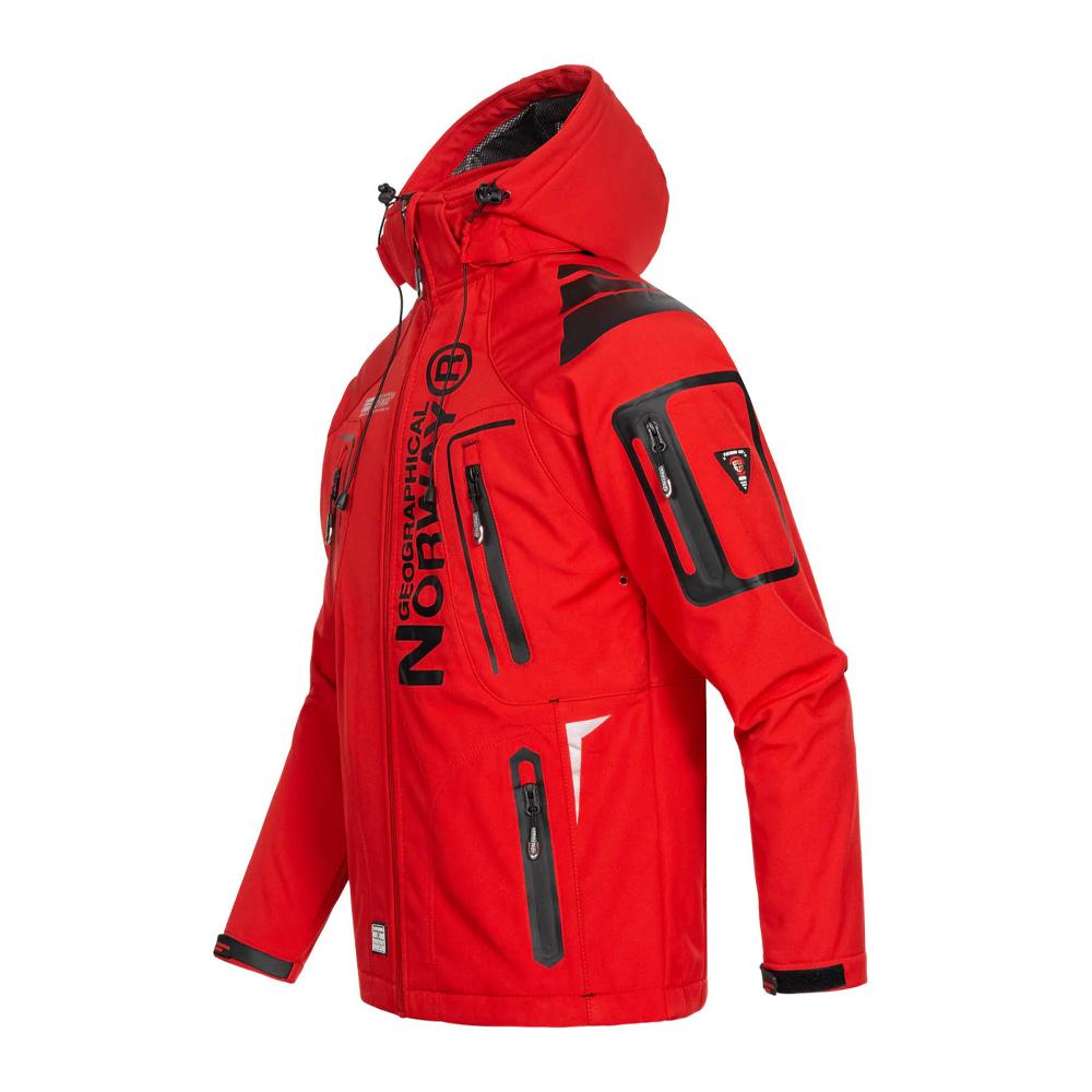 Blouson Rouge Homme Geographical Norway Techno vue 2