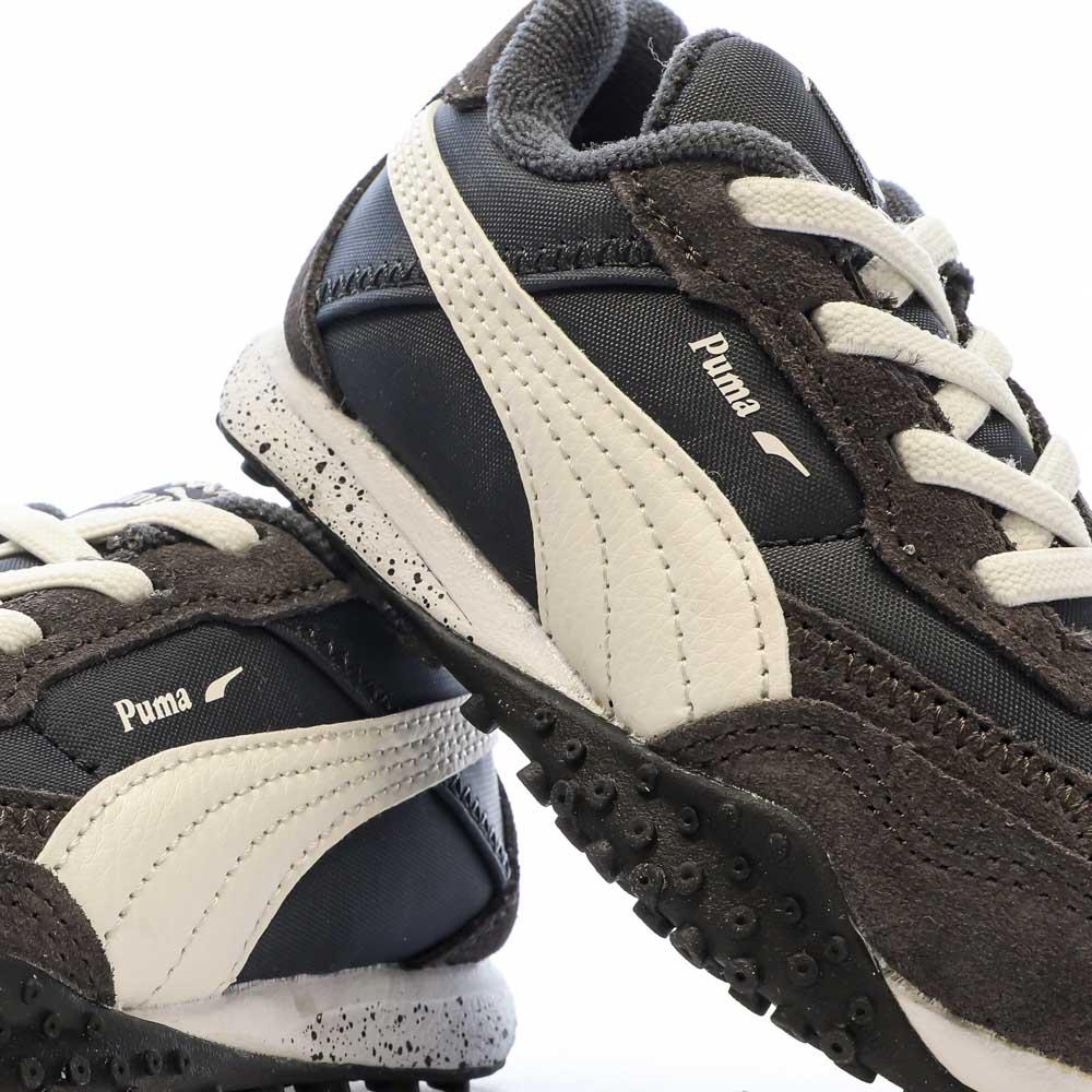 Baskets Noir Garçon Puma Rider vue 7