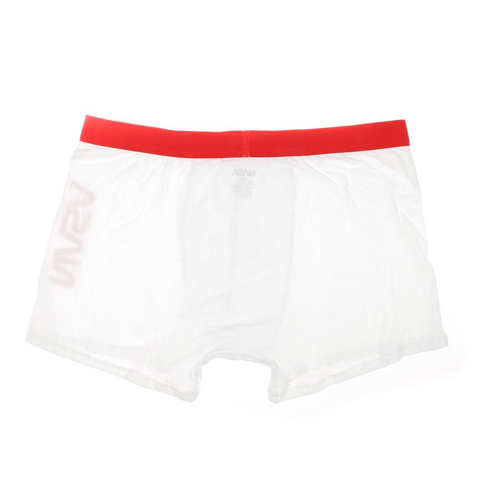 Boxer Blanc Homme Nasa Worm vue 2