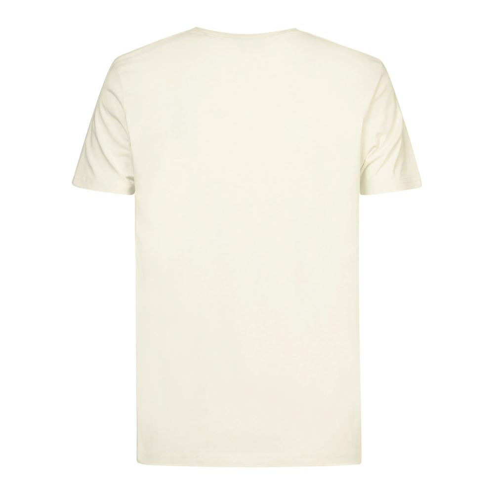 T-shirt Blanc Homme Petrol Industries Tan vue 2