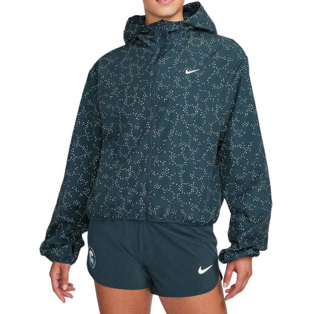 Veste Coupe Vent Vert/Gris Femme Nike Nvty pas cher