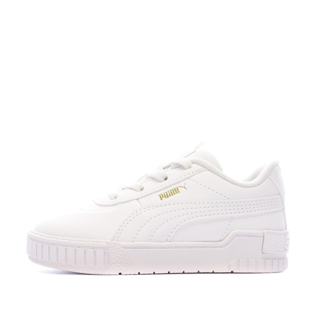 Baskets Blanches Fille Puma Cali Sport pas cher