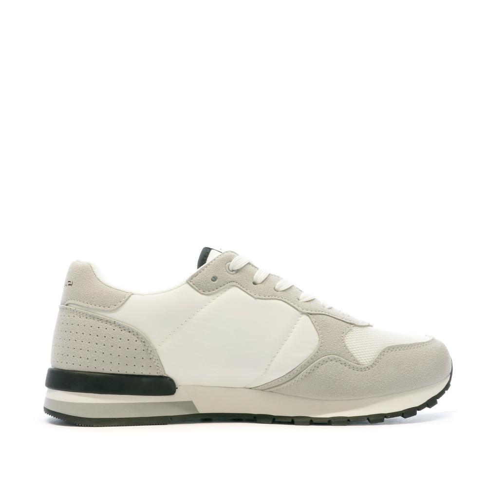 Baskets Blanc/Gris Homme Teddy Smith Retro vue 2