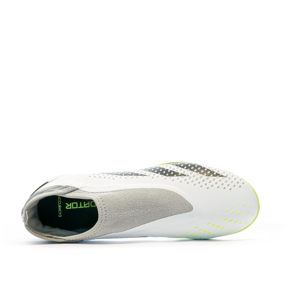 Chaussures de foot Blanc/Vert Homme Predator Accuracy.3 TF vue 4