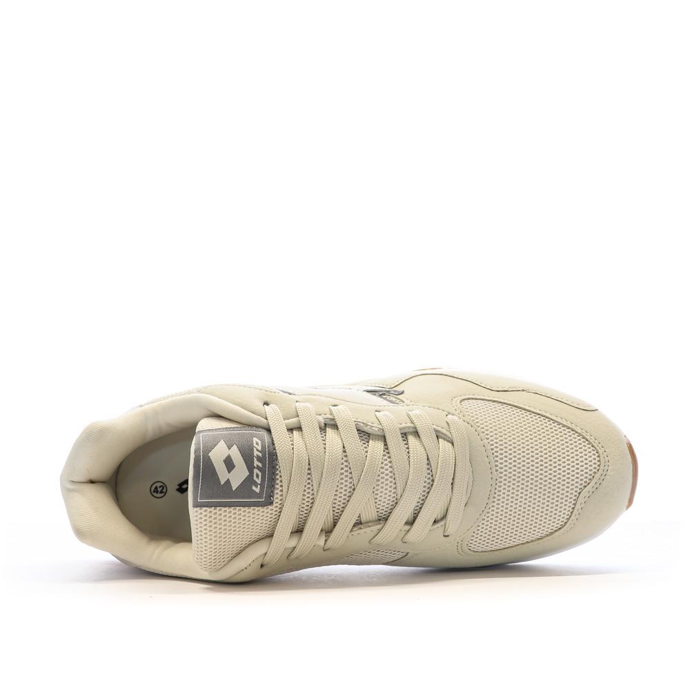 Baskets Beige/Blanche Homme Lotto Twenty6 vue 4