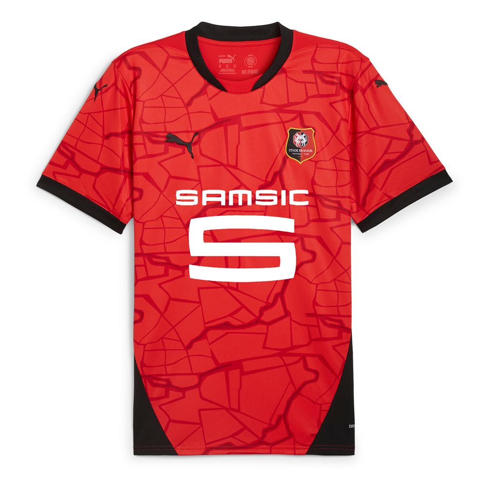 Stade Rennais Maillot Réplica Domicile Homme Puma 2024/2025 pas cher