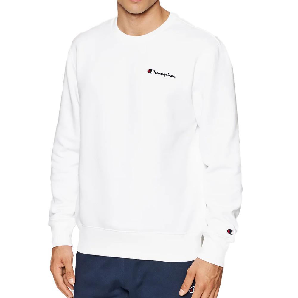 Sweat Blanc Homme Champion 216476 pas cher