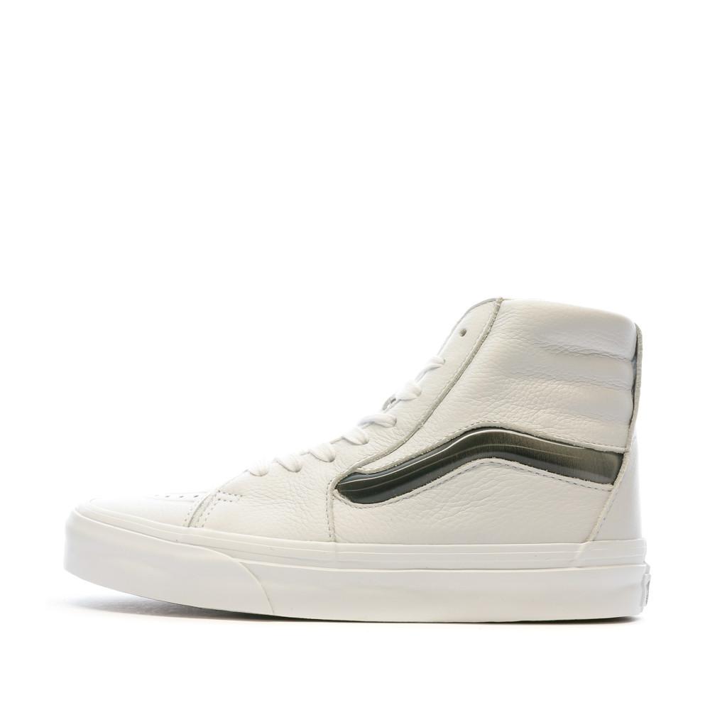 Baskets Blanches Homme Vans Ua Sk8-hi Xl pas cher