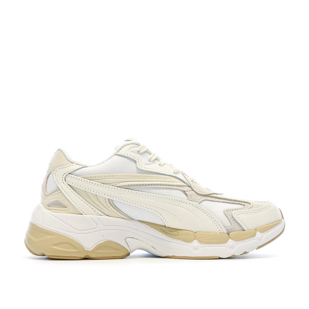 Baskets Blanche/Beige Femme Puma Teveris Nitro vue 2