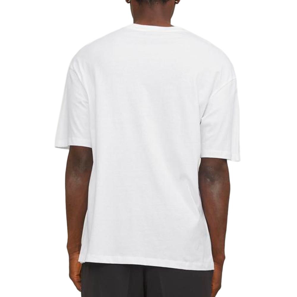 T-Shirt Blanc Homme Jack & Jones Bradley vue 2