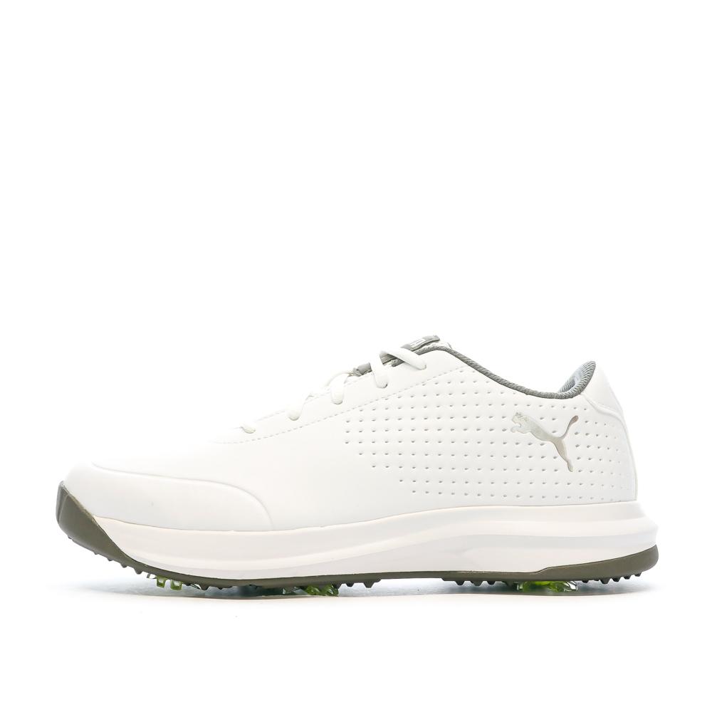 Chaussures de Golf Blanche Homme Puma Fusion Tech pas cher