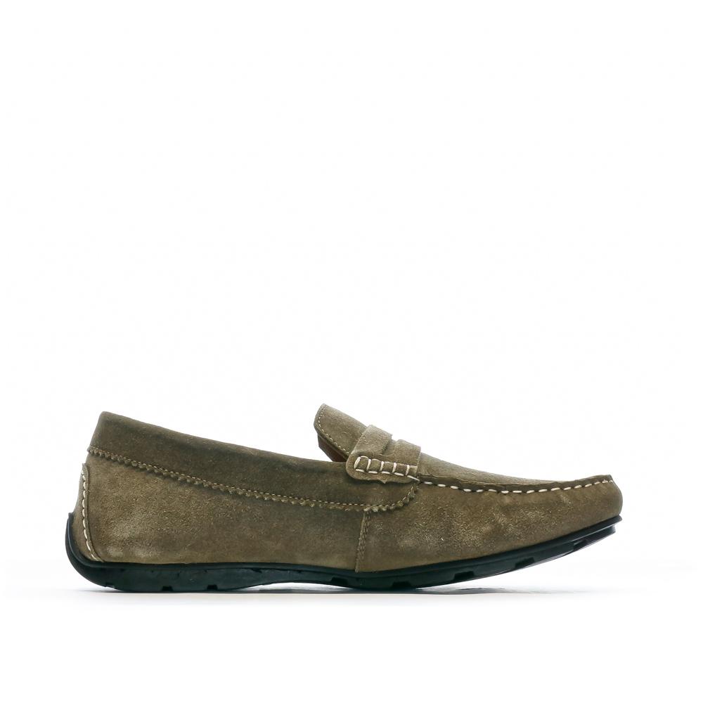 Mocassins Kaki Homme TBS SAILHAN vue 2