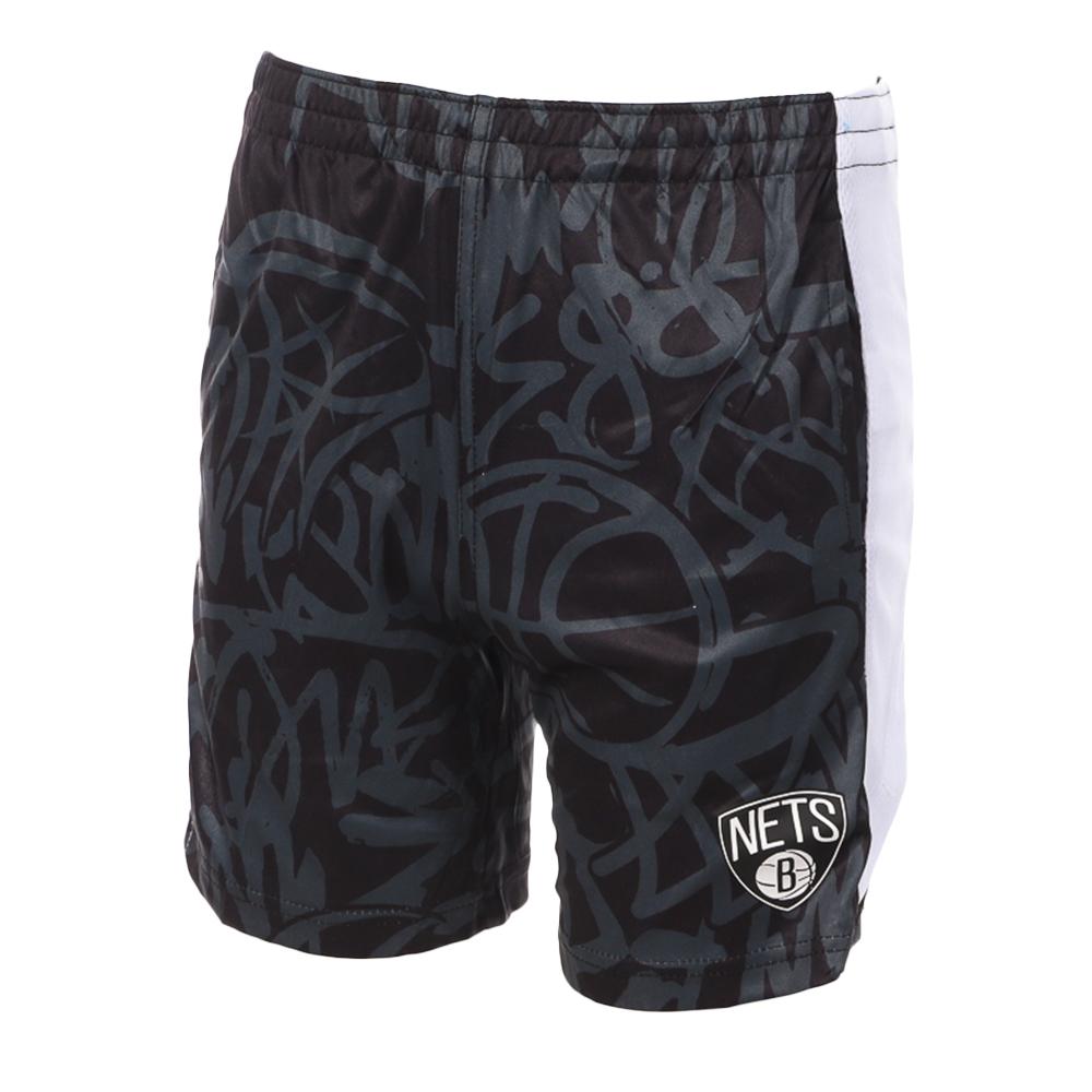 Short de Basketball Noir Garcon NBA Brooklyn Nets