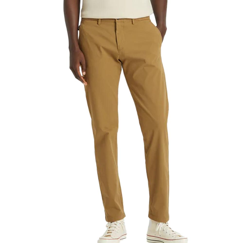 Pantalon Chino Marron Homme Dockers Motion pas cher