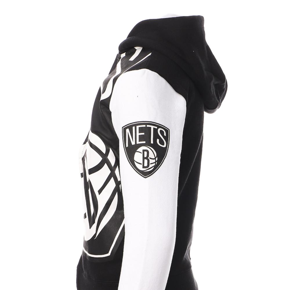 Sweat Zippé Noir/Blanc Garçon NBA Brooklyn Nets vue 3