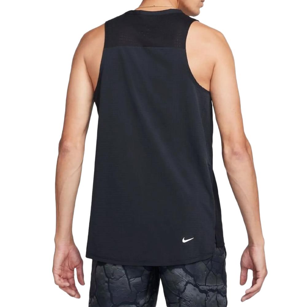 Débardeur de Trail Noir Homme Nike Trail Tank Solid vue 2