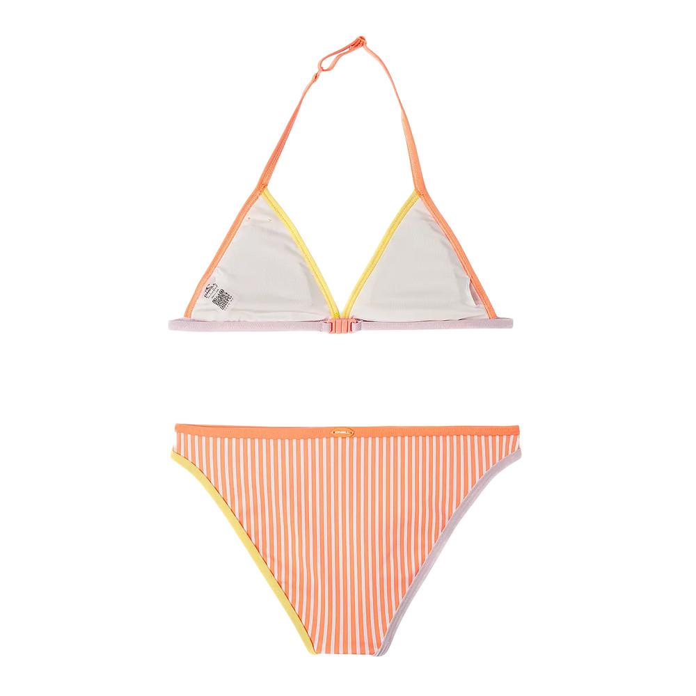 Maillot de bain 2 pièces Orange Fille O'Neill Malibu Beach Party vue 2