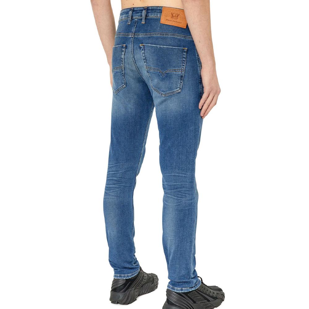 Jean Bleu Foncé Homme Diesel Krooley vue 2