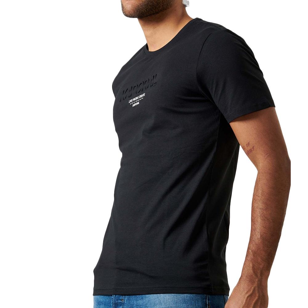 T-shirt Noir Homme Kaporal NIRAJE pas cher