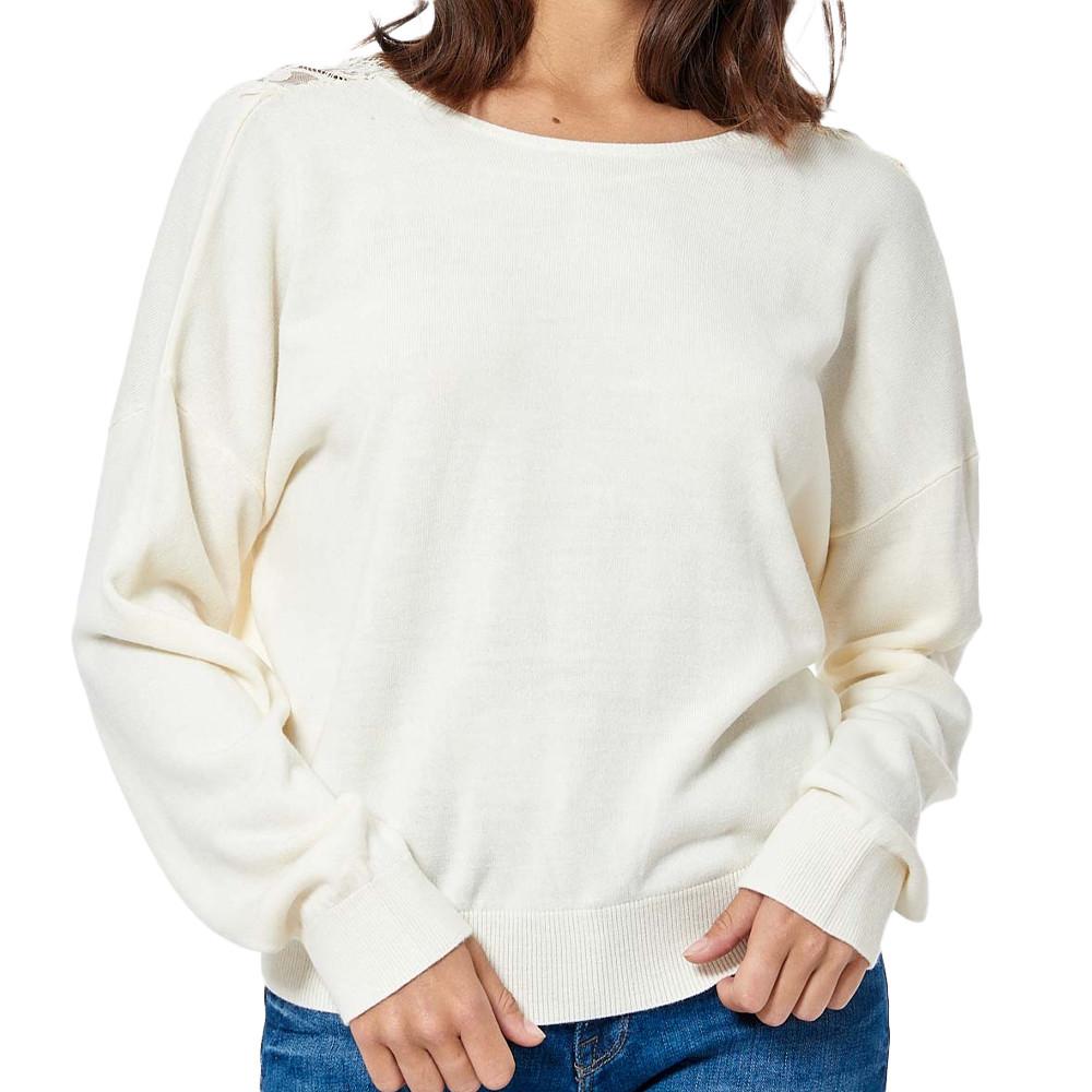 Pull Blanc Femme Kaporal Japan pas cher