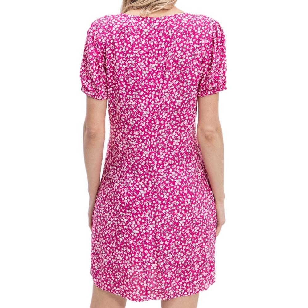 Robe Rose à fleurs Femme Only Nova vue 2