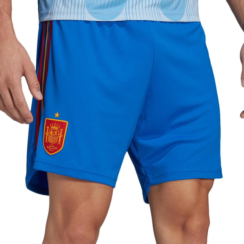 ESPAGNE Short de foot Bleu Homme Adidas 2022 pas cher