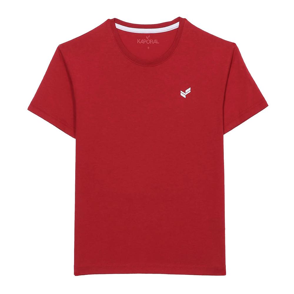 T-shirt Rouge Garçon Kaporal 23B pas cher