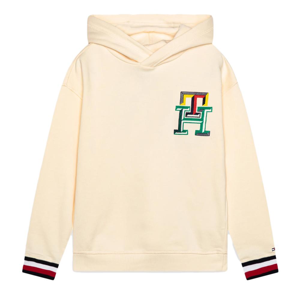 Sweat Beige Garçon Tommy Hilfiger Monogram pas cher