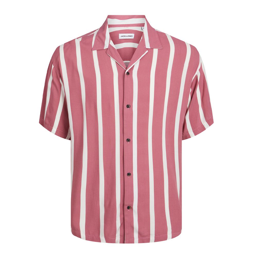 Chemisette Rose Homme JACK & JONES Relaxed 12249367 pas cher