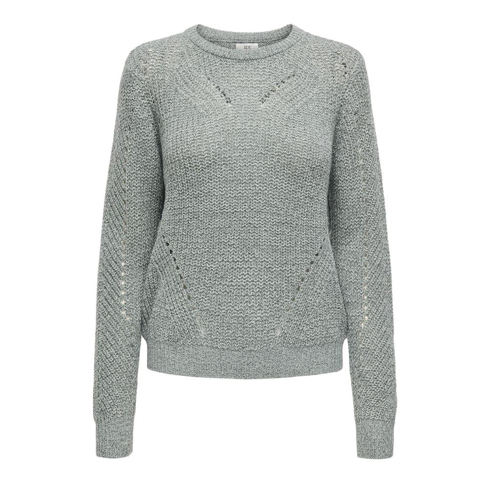 Pull en Maille Bleu/Gris Femme JDY Felo Struc pas cher