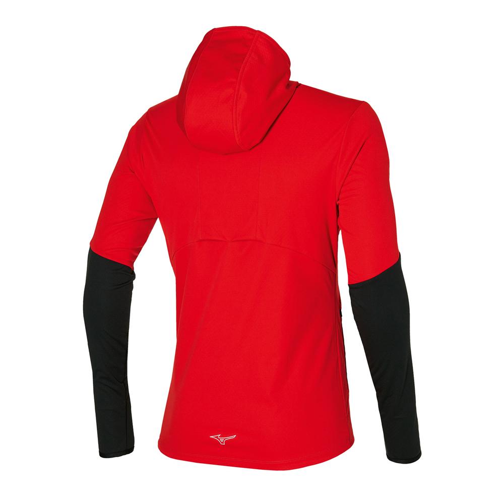 Veste Rouge/Noir Homme Mizuno  J2GE2570 vue 2