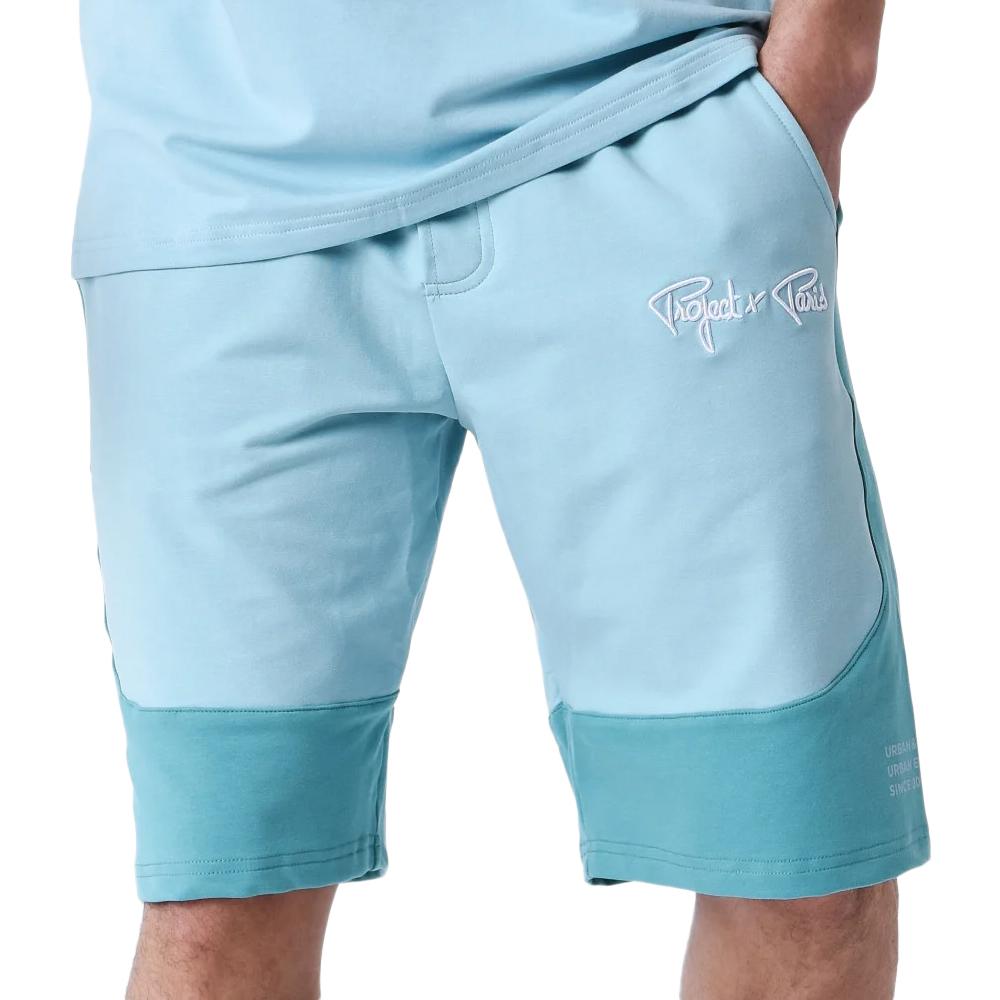 Short Turquoise Homme Project X Paris 2340023 pas cher