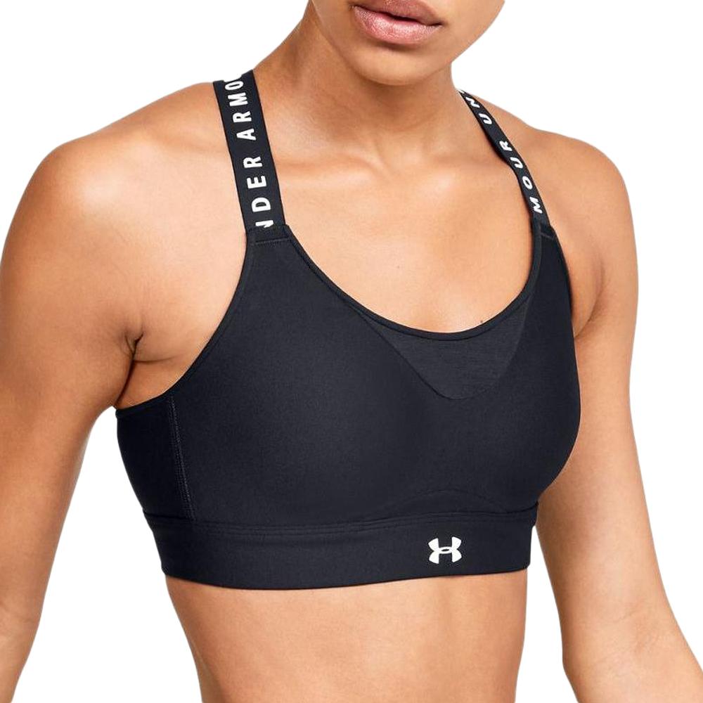 Brassière Noire Femme Under Armour Infinity pas cher