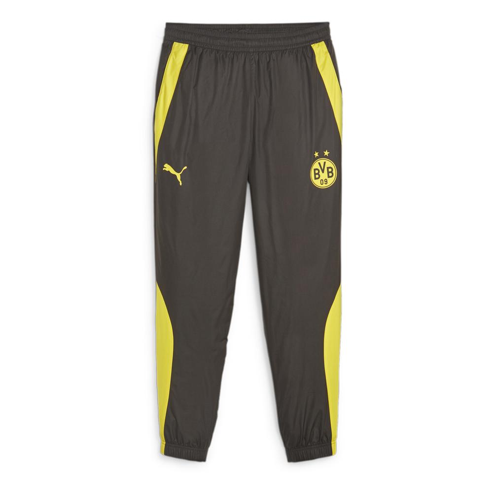 Dortmund Pantalon de Survêtement Noir/Jaune Homme Puma 23/24 pas cher