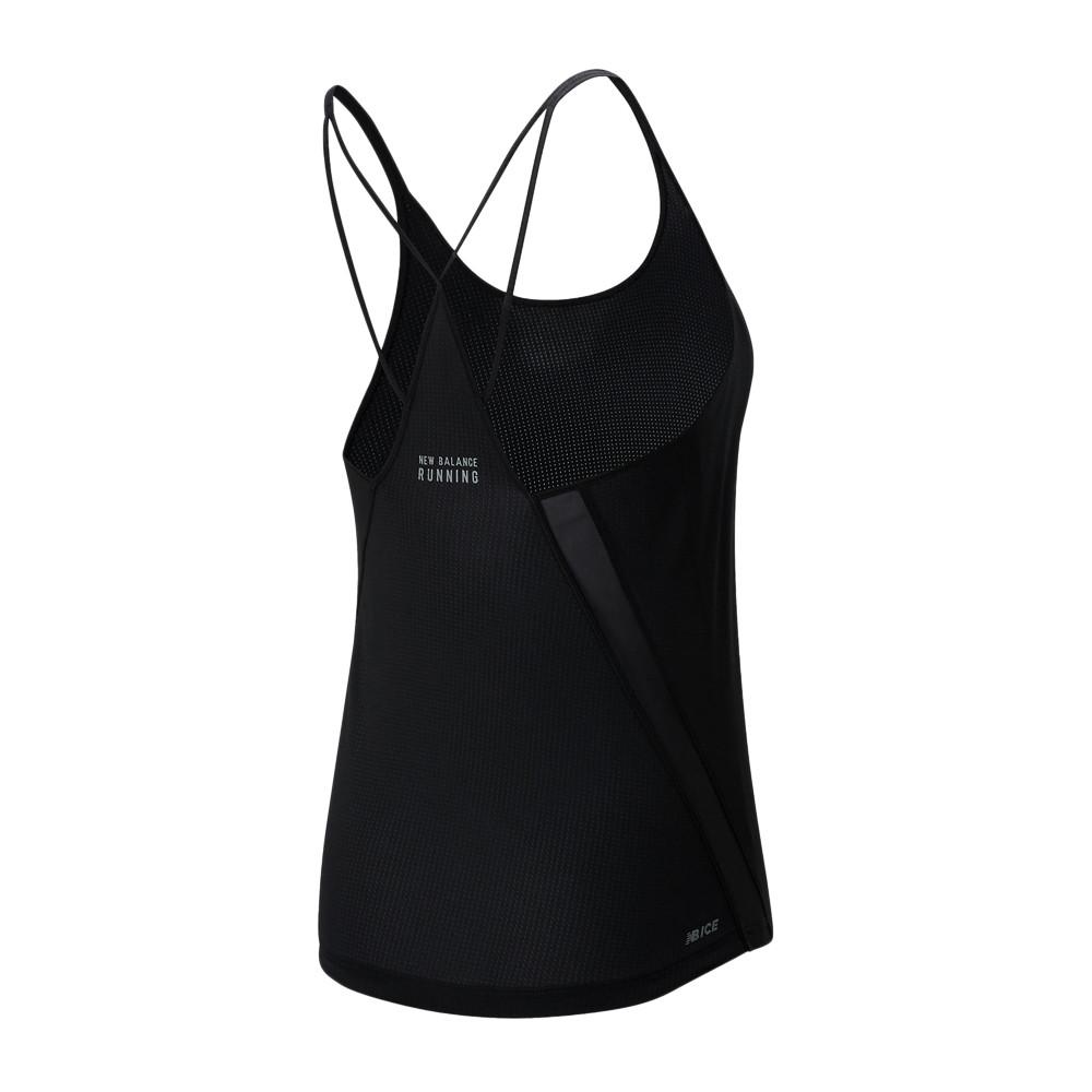 Débardeur de sport Noir Femme New Balance Tank vue 2