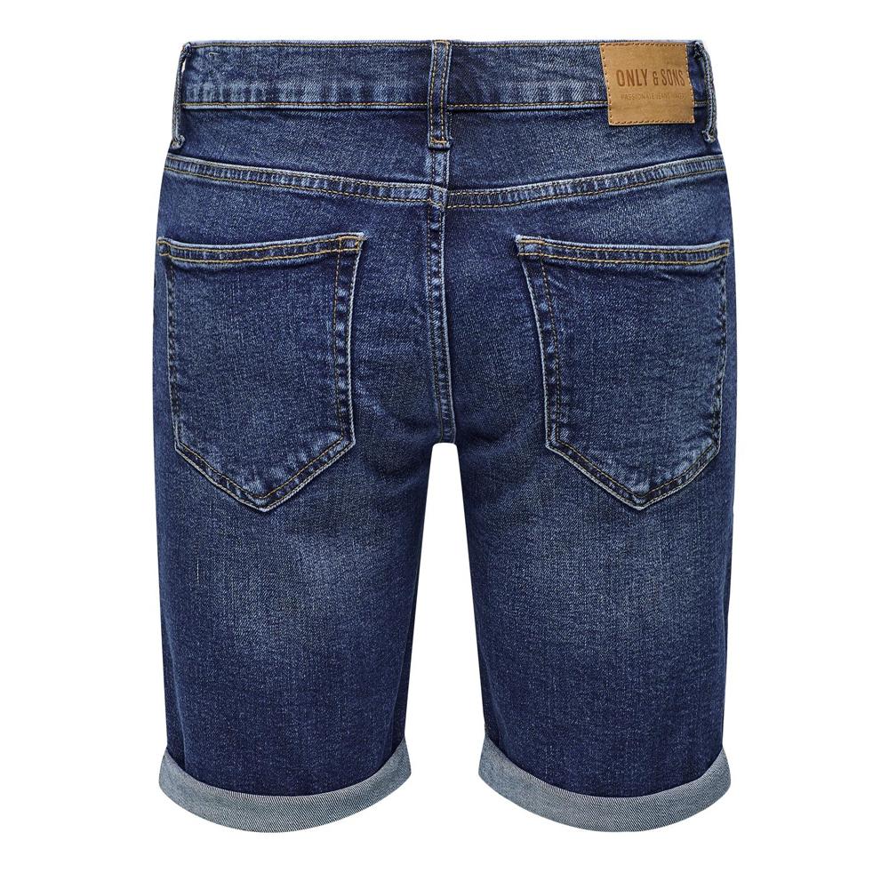 Short en Jean Bleu Foncé Homme ONLY & SONS Pim vue 2