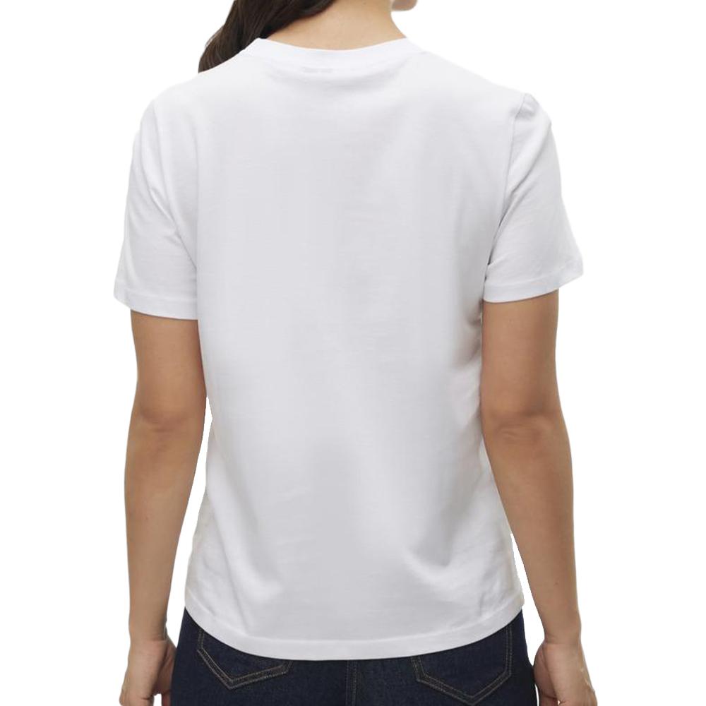 T-shirt Blanc Femme Vero Moda Paulina vue 2