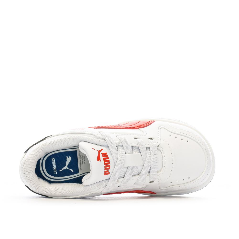 Baskets Bleu/Blanc/Rouge Garçon Puma Inf Reb vue 4