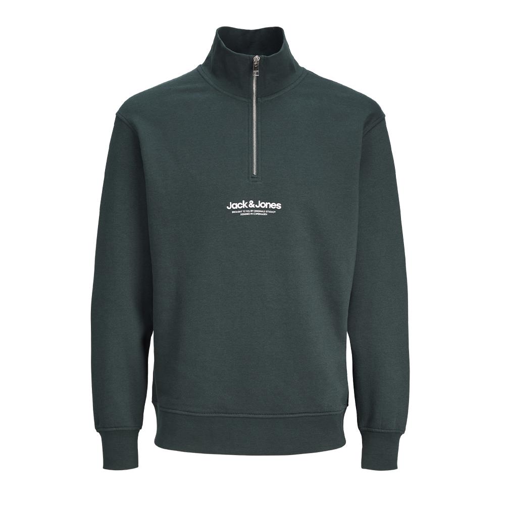 Sweat Vert Foncé Homme Jack & Jones Vesterbro pas cher