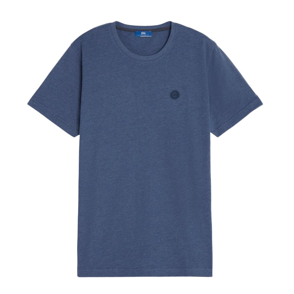 T-shirt Bleu Homme TBS Piere pas cher