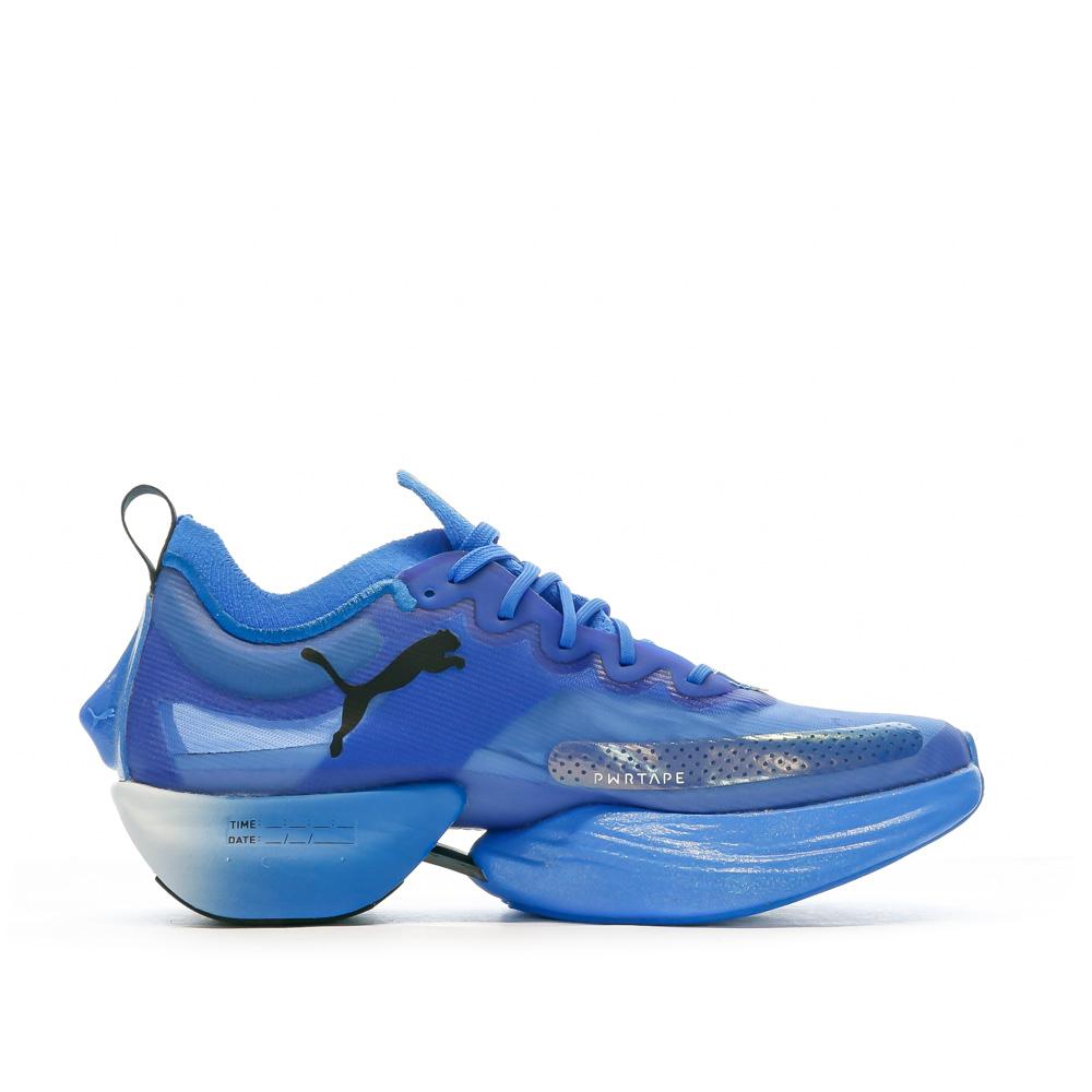 Chaussures de Running Bleu/Rouge Femme Puma Nitro Elite vue 3