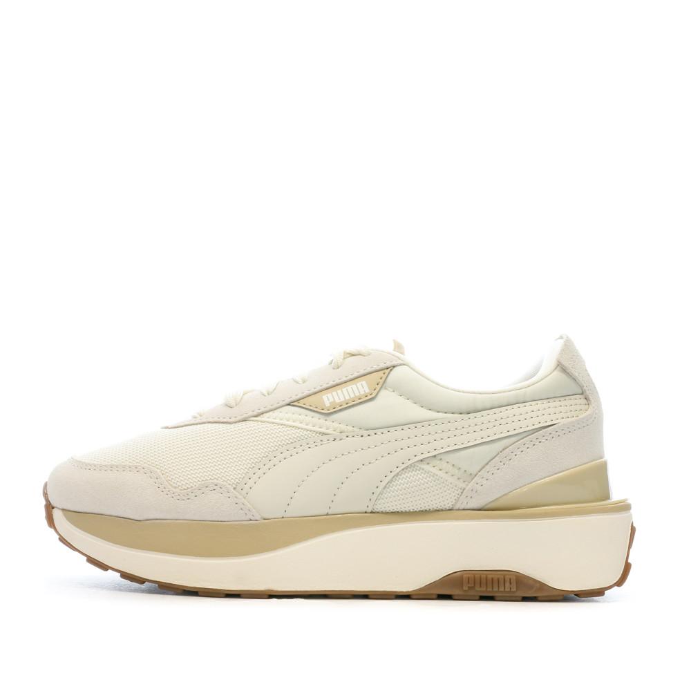 Baskets Beige Femme Puma Cruise Rider Silk Road pas cher