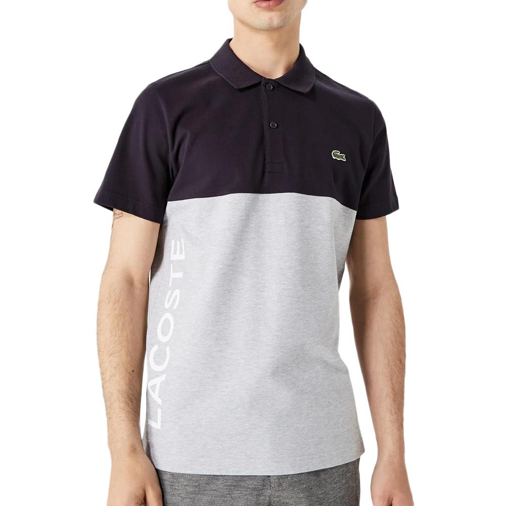 Polo Gris Noir Homme Lacoste PH8365 Espace des marques