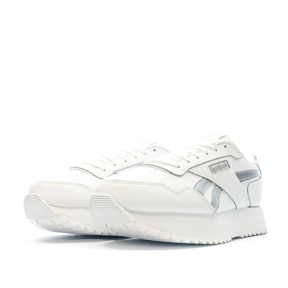 Baskets Blanches Femme Reebok Glide Ripple Double vue 6