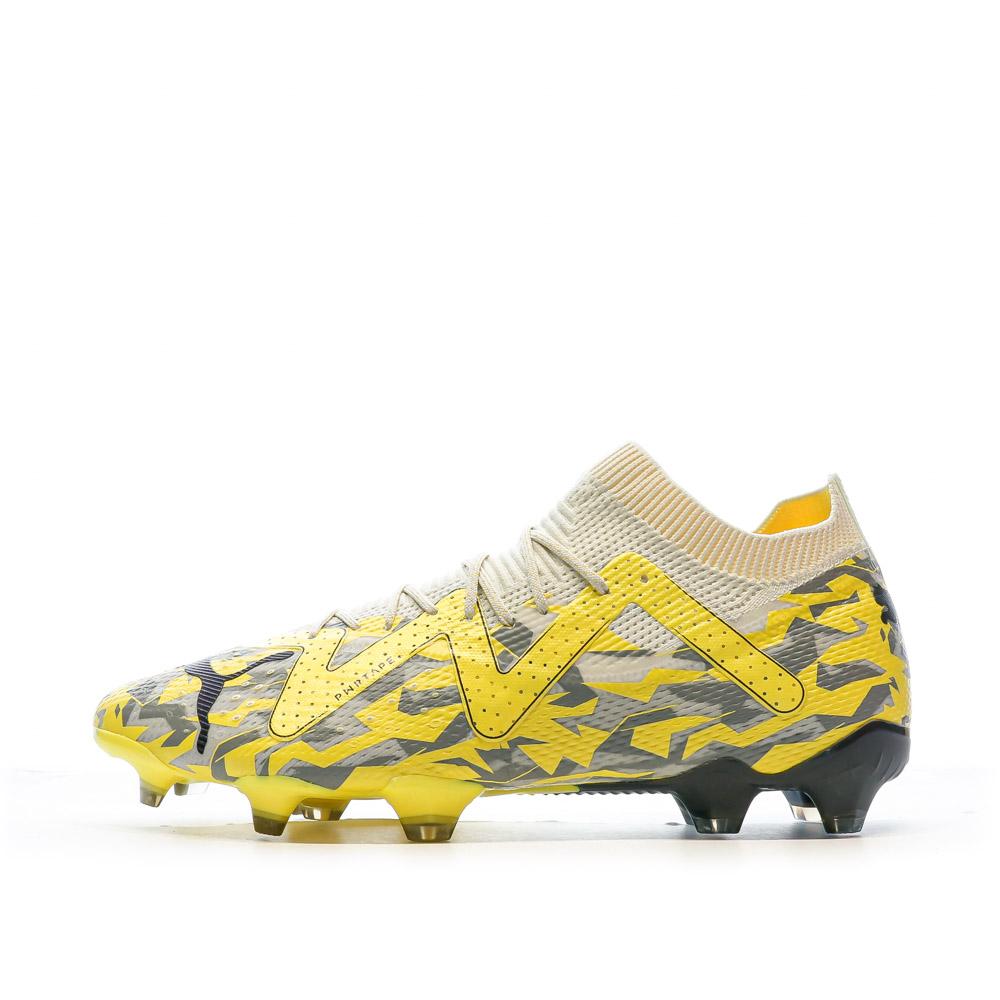 Chaussures Football Jaune/Gris Homme Future Ultimate 107355 pas cher