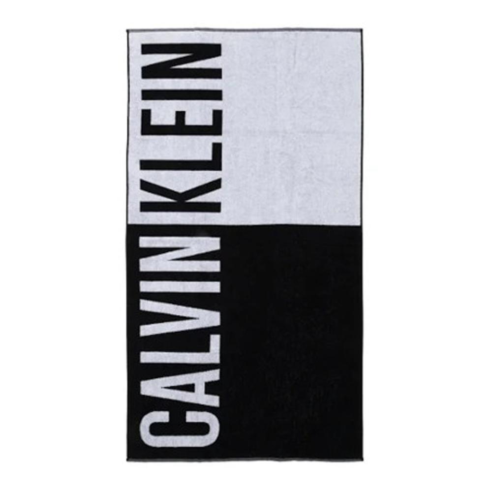 Serviette Noire/Grise Homme Calvin Klein Jeans Towel pas cher