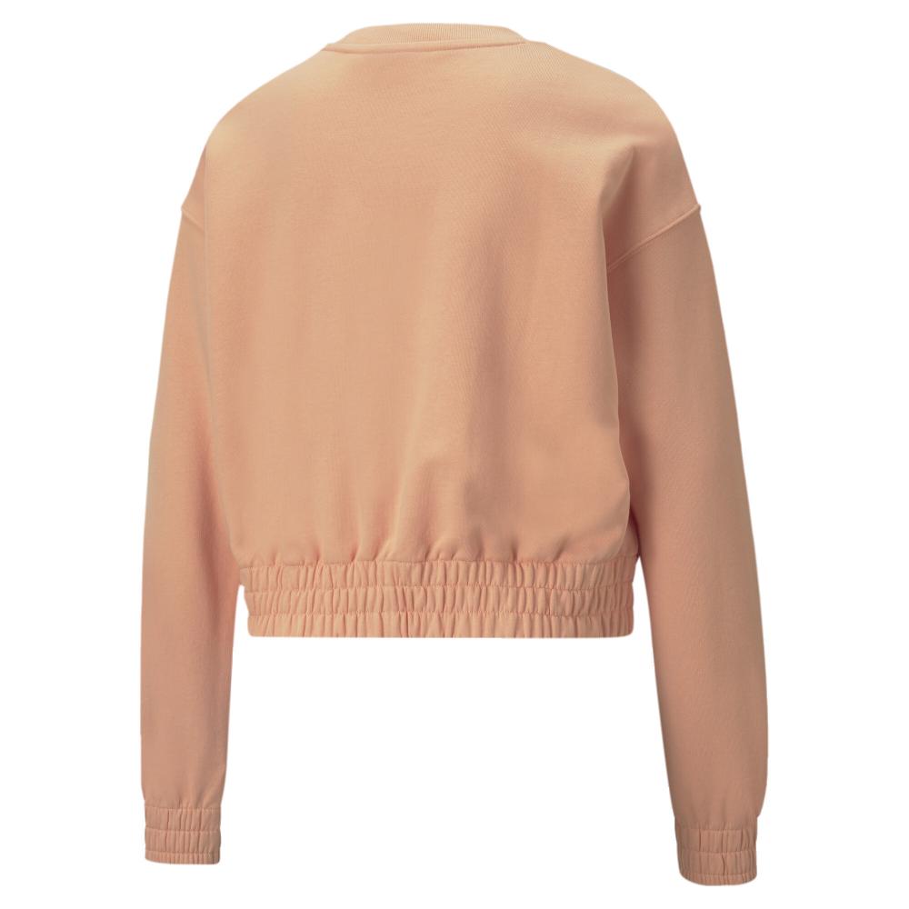 Sweat Corail Femme Puma W Her Crew vue 2