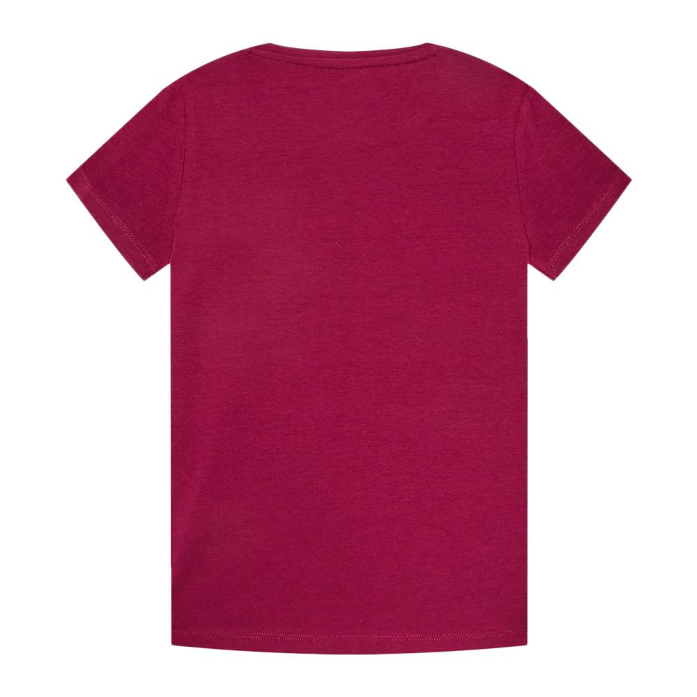 T-shirt Fushia Fille Guess 1314 vue 2