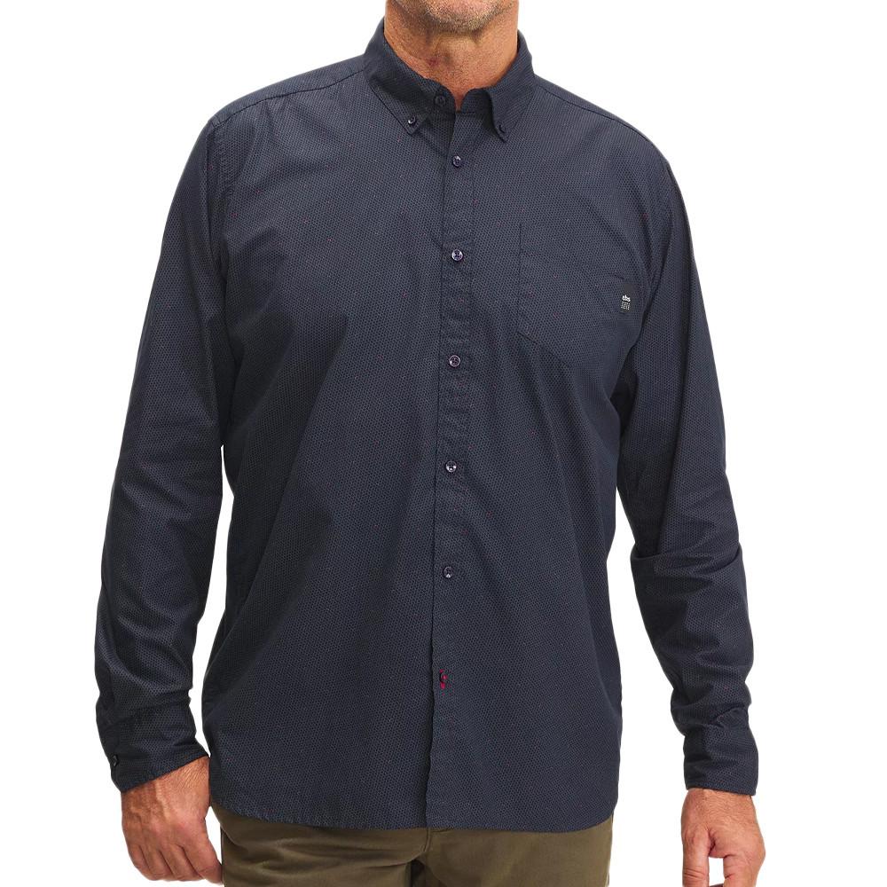 Chemise Manches Longues Marine Homme TBS Yahirche pas cher